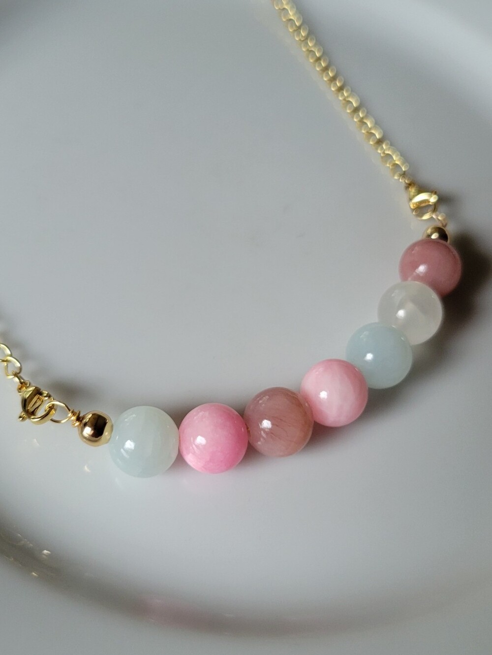 Jade Multi Colored Necklace - Picture 3 of 4